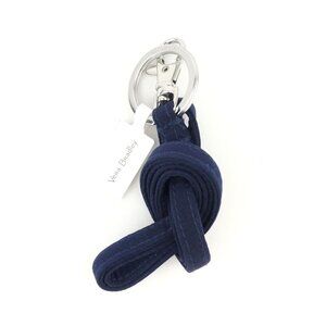 Vera Bradley Classic Navy Microfiber Lanyard NWT